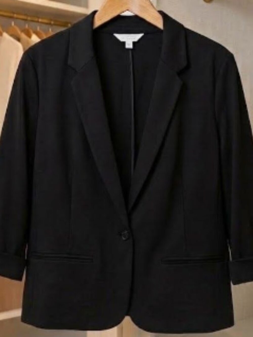 Lauren Conrad Black 3/4 Sleeve Short Blazer Size XXL NWOT